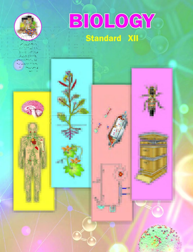 Image showing the 12 Std Biology Book.
