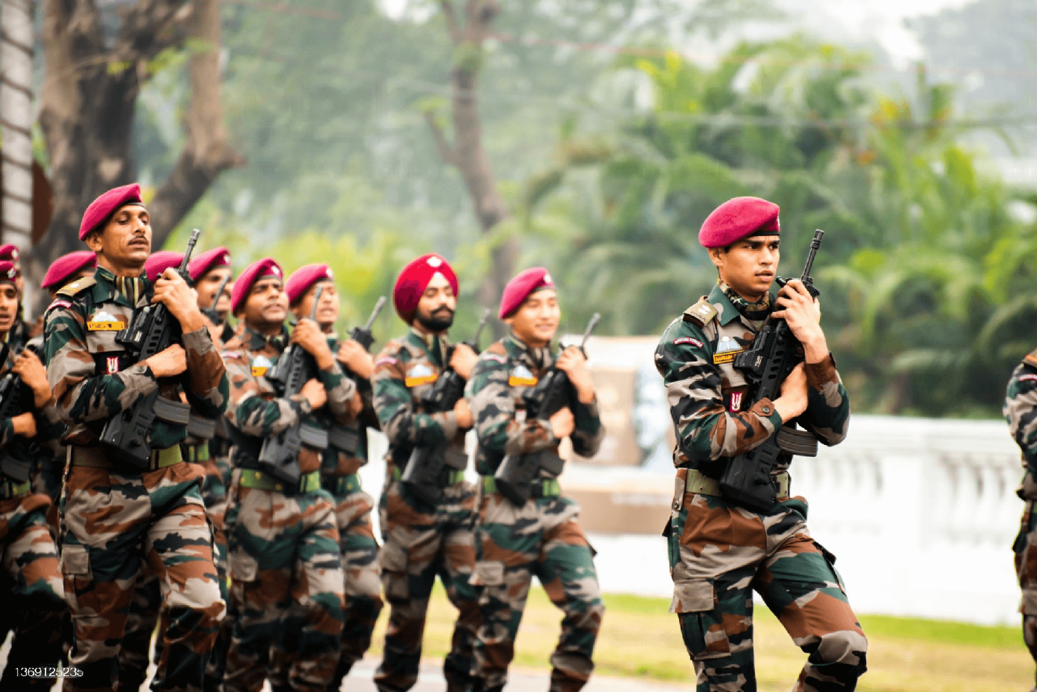 Image Showing Indian army cadets